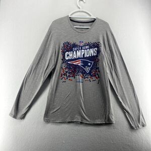 NFL Pro Line‎ Fnatics Patriots Super Bowl LIII LS Tshirt Mens Size M